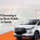 Benefits of Choosing a Cab Service Over Public Transport in Surat